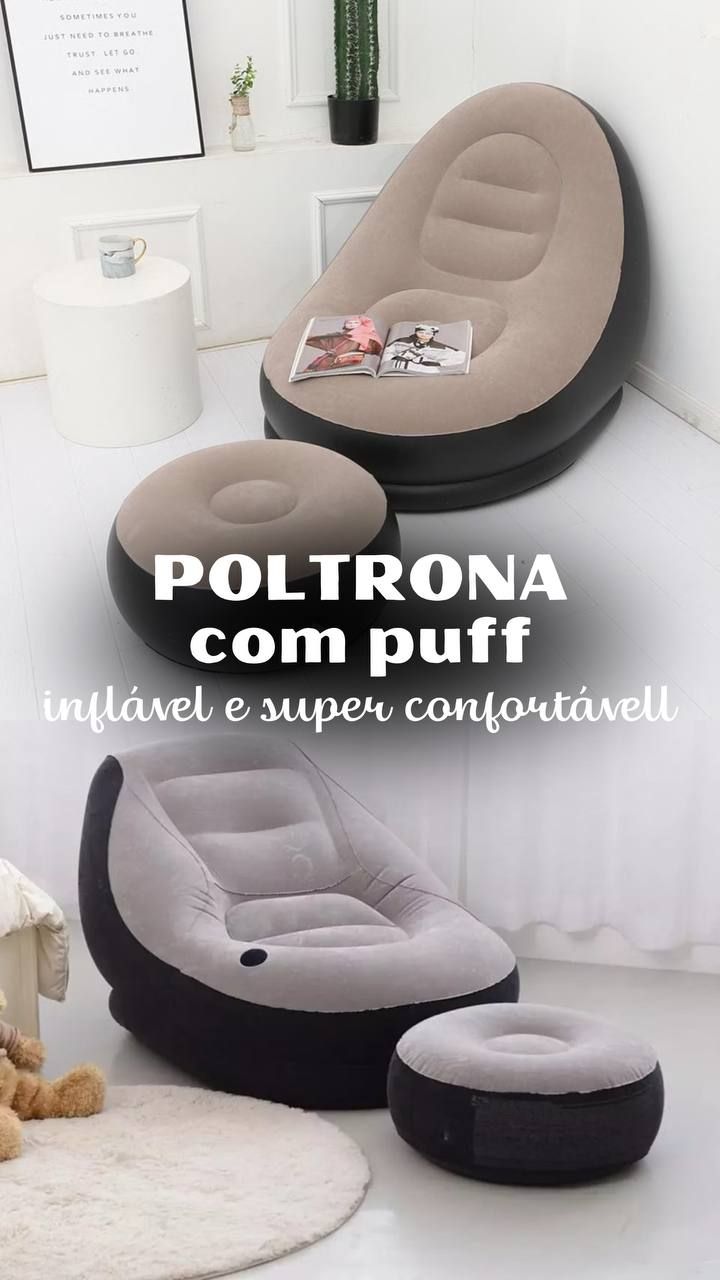 Poltrona inflavel premium