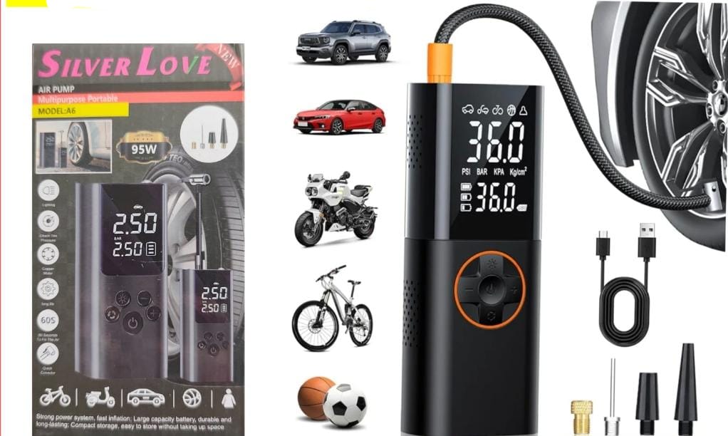 Bomba de ar recarregavel